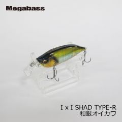 メガバス　アイバイアイシャッド タイプR　I x I SHAD TYPE-R　和銀オイカワ