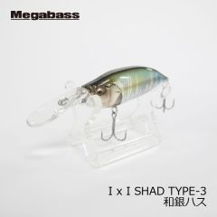 メガバス　アイバイアイシャッド タイプ3　I x I SHAD TYPE-3　和銀オイカワ WAGIN OIKAWA　イマカツ　今江克隆　伊東由樹　シャッド　バスルアー　釣具　通販　FTO