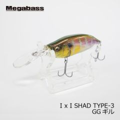 メガバス　アイバイアイシャッド タイプ3　I x I SHAD TYPE-3　イマエゴールド　イマカツ　今江克隆　伊東由樹　シャッド　バスルアー　釣具　通販　FTO