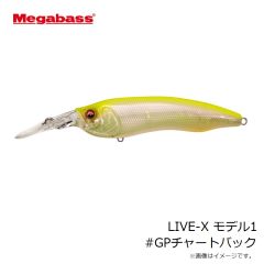メガバス　LIVE-X モデル1 #GPチャートバック