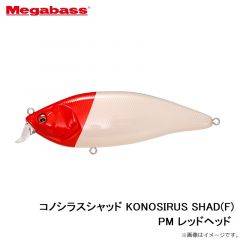 コノシラスシャッド KONOSIRUS SHAD(F) PM レッドヘッド
