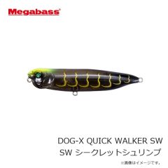 メガバス　DOG-X QUICK WALKER SW ドッグXクイックウォーカー シークレットシュリンプ