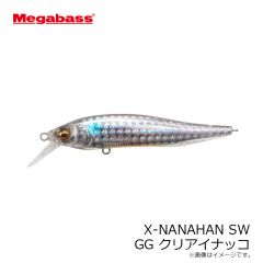 メガバス　X-NANAHAN SW GG クリアイナッコ