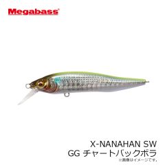 メガバス　X-NANAHAN SW GG チャートバックボラ