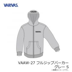 バリバス　VAAW-27 フルジップパーカー S グレー