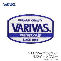 バリバス　VAAC-54 VARIVASエンブレム ホワイト×ブルー
