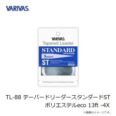 バリバス　TL-88 テーパードリーダースタンダードST ポリエステルeco 13ft -4X