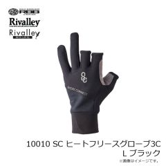 リバレイ　10010 SC ヒートフリースグローブ3C M ブラック