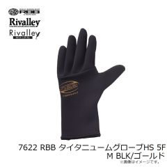 リバレイ　7622 RBB タイタニュームグローブHS 5F M BLK/ゴールド