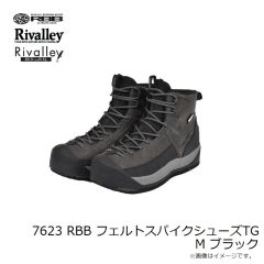 7623 RBB フェルトスパイクシューズTG M ブラック