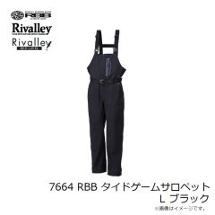 リバレイ　7664 RBB タイドゲームサロペット L ブラック