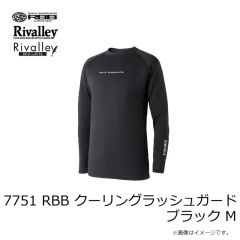 リバレイ　7751 RBB クーリングラッシュガード ブラック M