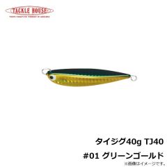 タックルハウス　タイジグ40g TJ40 #01 グリーンゴールド