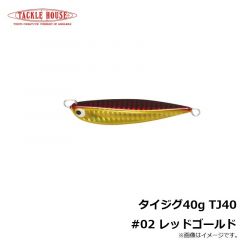 タックルハウス　タイジグ40g TJ40 #02 レッドゴールド