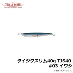 タックルハウス　タイジグスリム40g TJS40 #03 イワシ