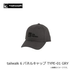 エイテック　tailwalk 6 パネルキャップ TYPE-01 GRY