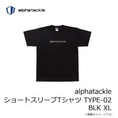 エイテック　alphatackle ショートスリーブTシャツ TYPE-02 BLK M