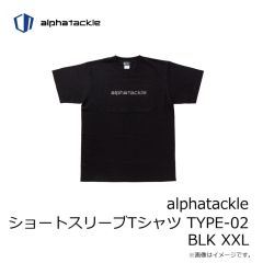 エイテック　alphatackle ショートスリーブTシャツ TYPE-02 BLK M