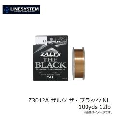 ラインシステム　Z3012A ザルツ ザ・ブラック NL 100yds 12lb