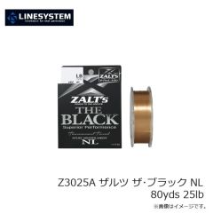 ラインシステム　Z3025A ザルツ ザ・ブラック NL 80yds 25lb