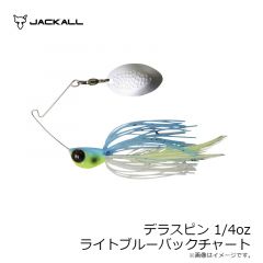 ジャッカル　デラスピン1/4oz ライトブルーバックチャート