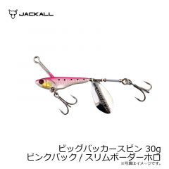 ジャッカル  ビッグバッカースピン 20g アカキン/マグマウェーブホロ