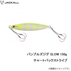 バンブルズジグ SLOW 150g チャートバックストライプ
