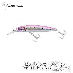 ジャッカル　ビッグバッカー 湾岸ミノー98S-LB ピンクバックイワシ