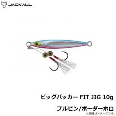 ジャッカル　ビッグバッカー FIT JIG 10g ブルピン/ボーダーホロ