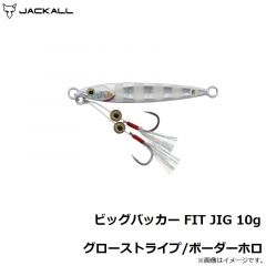 ジャッカル　ビッグバッカー FIT JIG 10g シラスシルバー/マグマウェーブホロ