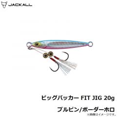 ジャッカル　ビッグバッカー FIT JIG 10g シラスシルバー/マグマウェーブホロ