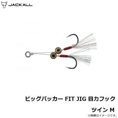 ジャッカル　ビッグバッカー FIT JIG 目力フック ツイン M