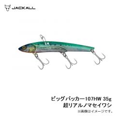 ジャッカル　ビッグバッカー107HW 35g 超リアルノマセイワシ