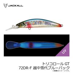 ジャッカル　トリコロールGT 72DR-F 越中雪代ブルーバック