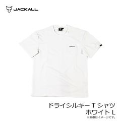 ジャッカル　ドライシルキーTシャツ ホワイト L