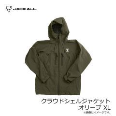 ジャッカル　クラウドシェルジャケット オリーブ XL