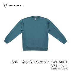 ジャッカル　クルーネックスウェット SW-A001 ブラック S