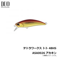デュオ　テトラワークス トト 48HS ASA0026 アカキン