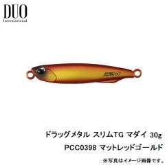 デュオ　ドラッグメタル スリムTG マダイ 30g　PCC0398 マットレッドゴールド