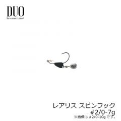 デュオ　レアリス スピンフック 7g　#1/0 マットブラック