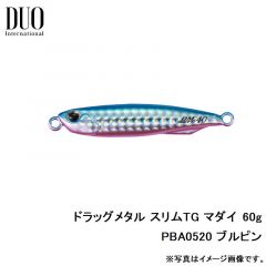 デュオ　ドラッグメタル スリムTG マダイ 60g　PPA0523 ピンクヘッドシルバー