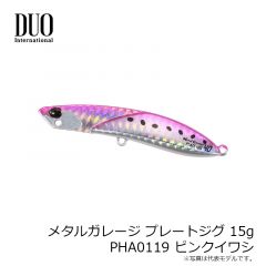 デュオ　メタルガレージ プレートジグ 15g　PHA0119 ピンクイワシ