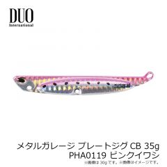 メタルガレージ プレートジグCB 35g PPA0063 ヒラメゴールド
