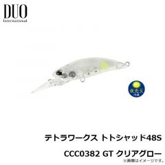 デュオ　テトラワークス トトシャッド48S CCC0382 GT クリアグロー