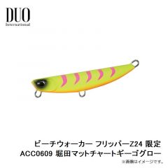 ビーチウォーカー フリッパーZ24 限定 ACC0609 堀田マットチャートギーゴグロー
