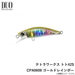 テトラワークス トト42S CPA0608 ゴールドレインボー