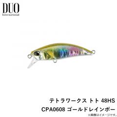 デュオ　テトラワークス トト 48HS CPA0608 ゴールドレインボー