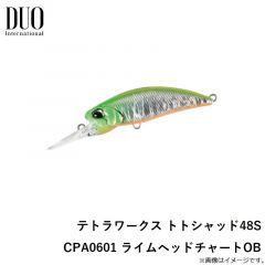 テトラワークス トトシャッド48S CPA0601 ライムヘッドチャートOB