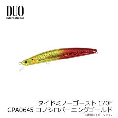 デュオ　タイドミノーゴースト170F CPA0645 コノシロバーニングゴールド