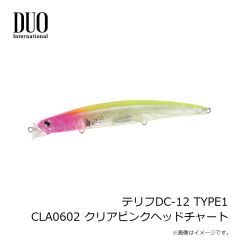 デュオ　テリフDC-12 TYPE1 CLA0602 クリアピンクヘッドチャート